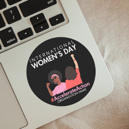 2025年の女性国際的デーのアクションを加速 ラウンドシール