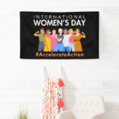 2025年の女性国際的デーのアクションを加速 横断幕 (インサイチュ)