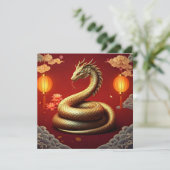 2025年の巳（ヘビ）年 シーズンカード (スタンド正面)