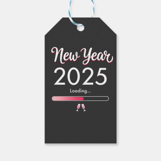 2025年の年末年始クリスマス ギフトタグ (正面)