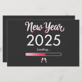 2025年の年末年始クリスマス 便箋 (正面/裏面)