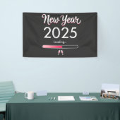 2025年の年末年始クリスマス 横断幕 (トレードショー)