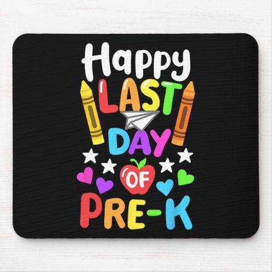 2025年の幼児のPre-K Clの幸せな最終日 マウスパッド (正面)