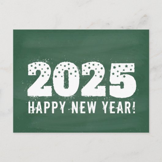 2025年の文字付きハガキ。新年 シーズンポストカード (正面)