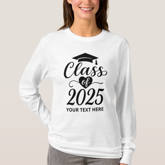 2025年の文字区分 Tシャツ (正面)