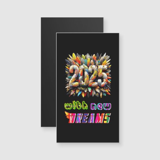 2025年の新しい夢 (正面/裏面)