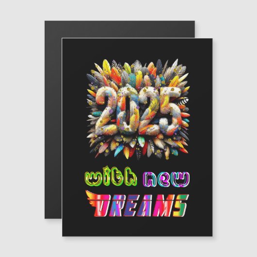 2025年の新しい夢 (正面/裏面)