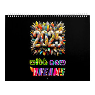 2025年の新しい夢 カレンダー