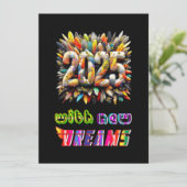 2025年の新しい夢 カード (スタンド正面)