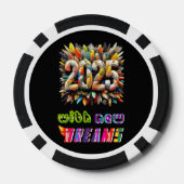 2025年の新しい夢 ポーカーチップ (裏面)