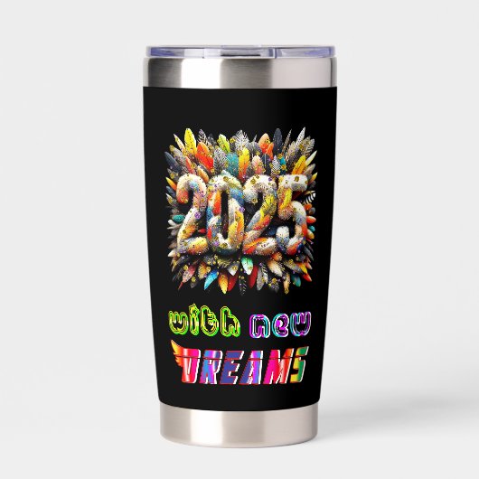 2025年の新しい夢 保温保冷タンブラー (正面)