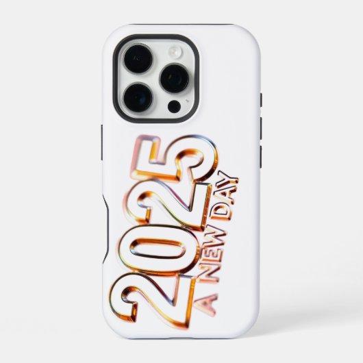 2025年の新しい日 iPhoneケース (裏面)
