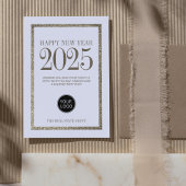 2025年の新シンプル年ビジネスロゴ シーズンカード