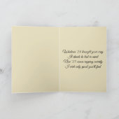 2025年の新年の筆記カード カード (内部)