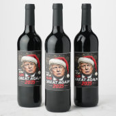 2025年の新素晴らし年を再び切り開く ワインラベル (ボトル)