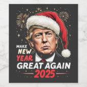 2025年の新素晴らし年を再び切り開く ワインラベル (シングルラベル)