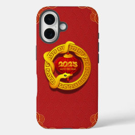 2025年の旧正月、蛇の年 iPhone 16ケース