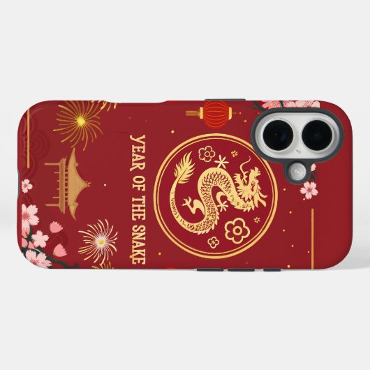 2025年の旧正月 Case-Mate iPhoneケース (裏面 (横))