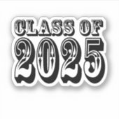 2025年の旧西学期 シール (正面)