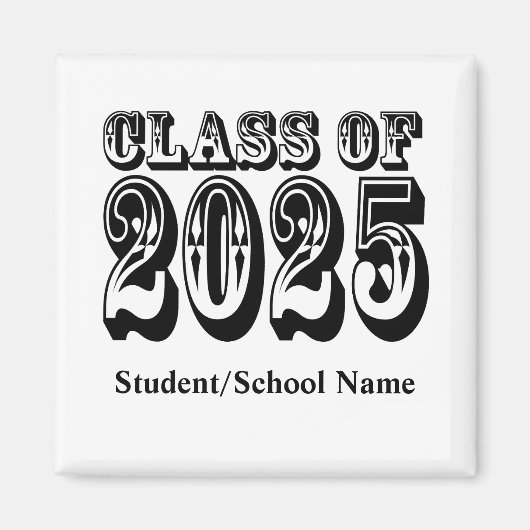 2025年の旧西学期 マグネット (正面)