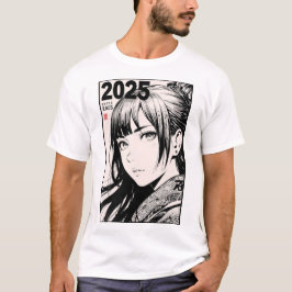 2025年の書道Tシャツ Tシャツ
