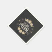 2025年の月食太陽ののフェーズだ スタンダードカクテルナプキン (角)