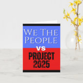 2025年の民主化政策に対す救る人々 カード (黄色い花)