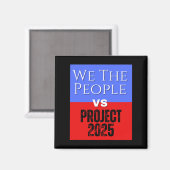 2025年の民主化政策に対す救る人々 マグネット (正面/裏面)