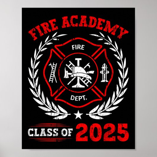 2025年の消防学校Cl卒業未来の花火 ポスター (正面)