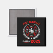 2025年の消防学校Cl卒業未来の花火 マグネット (正面/裏面)