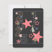 2025年の画像グラードスキャストスターズ点々のあるタッセル シーズンカード (正面)