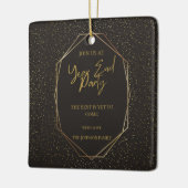 2025年の祝新年！ セラミックオーナメント (左)