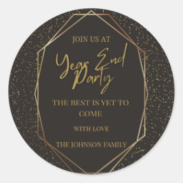 2025年の祝新年！ ラウンドシール