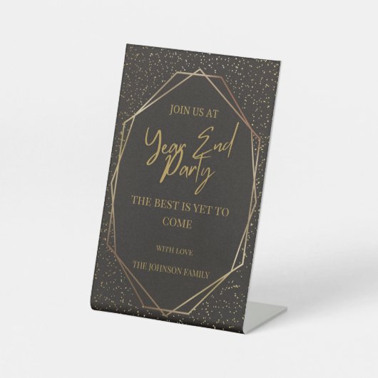 2025年の祝新年！ 台座サイン (正面)