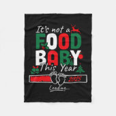 2025年の積み込みによる食べ物ではない フリースブランケット (正面)