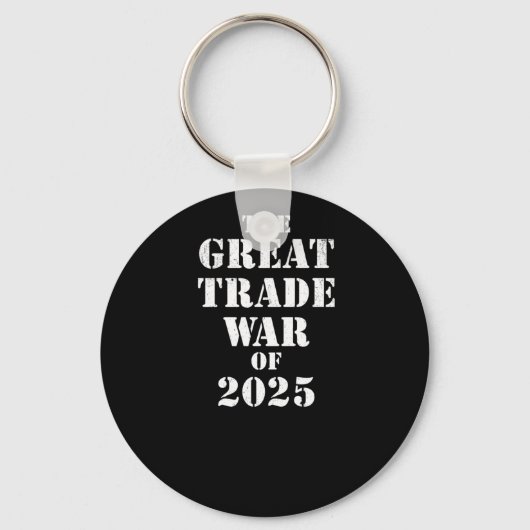 2025年の素晴らしトランプ貿易戦争の関税政治資源 キーホルダー (正面)