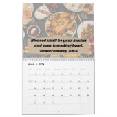 2025年の聖書の詩感動的のあるカレンダー カレンダー (3月 2026)