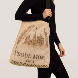 2025年の誇りを持ったMom of History Grad - Landmark Art クロスボディバッグ