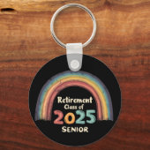2025年の退職クラス上級マイルストーンの瞬間 キーホルダー (正面)