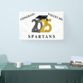 2025年の金ゴールドとシルバーのクラス 横断幕 (トレードショー)