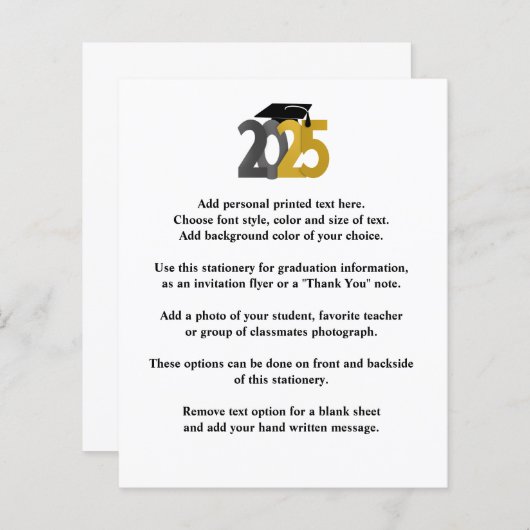 2025年の金ゴールドと銀のクラス発表 (正面/裏面)