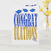 2025年の青と金ゴールド カード (黄色い花)