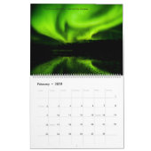 2025年の風景反射カレンダー カレンダー (2月 2025)