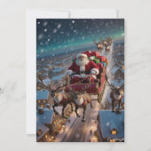 2025年の魅惑的なクリスマスウィンタービレッジ壁紙 シーズンカード (正面)