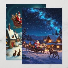 2025年の魅惑的なクリスマスウィンタービレッジ壁紙 シーズンカード