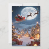 2025年の魅惑的なクリスマスウィンタービレッジ壁紙 シーズンカード (正面)