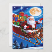 2025年の魅惑的なクリスマスウィンタービレッジ壁紙 シーズンカード (正面)