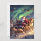 2025年の魅惑的なクリスマスウィンタービレッジ壁紙 シーズンカード (正面)