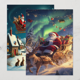 2025年の魅惑的なクリスマスウィンタービレッジ壁紙 シーズンカード