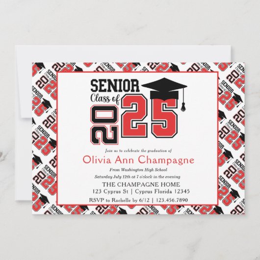 2025年のBlack and Red Class カード (正面)